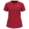 Odlo Zeroweight Enginee Kurzarm-t-shirt female, Deep claret melange