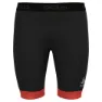 Odlo Zeroweight Kurze Leggings male, Black / firelight