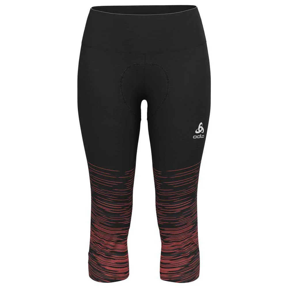 Odlo Zeroweight Print Trägerhose, Black Odlo Zeroweight Print Trägerhose, Black