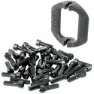 Odyssey Brustwarzen 40 Einheiten, Black, One Size