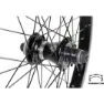 Odyssey Quadrant 20´´ Bmx Hinterrad, Black, 14 x 110mm, 1s
