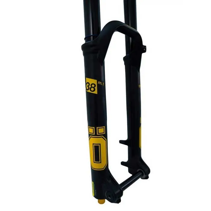ÖHLINS Race Dh38 Air Ttx18 Mtb-gabel, Black / yellow, 27.5-29", 180mm ÖHLINS Race Dh38 Air Ttx18 Mtb-gabel, Black / yellow, 27.5-29", 180mm