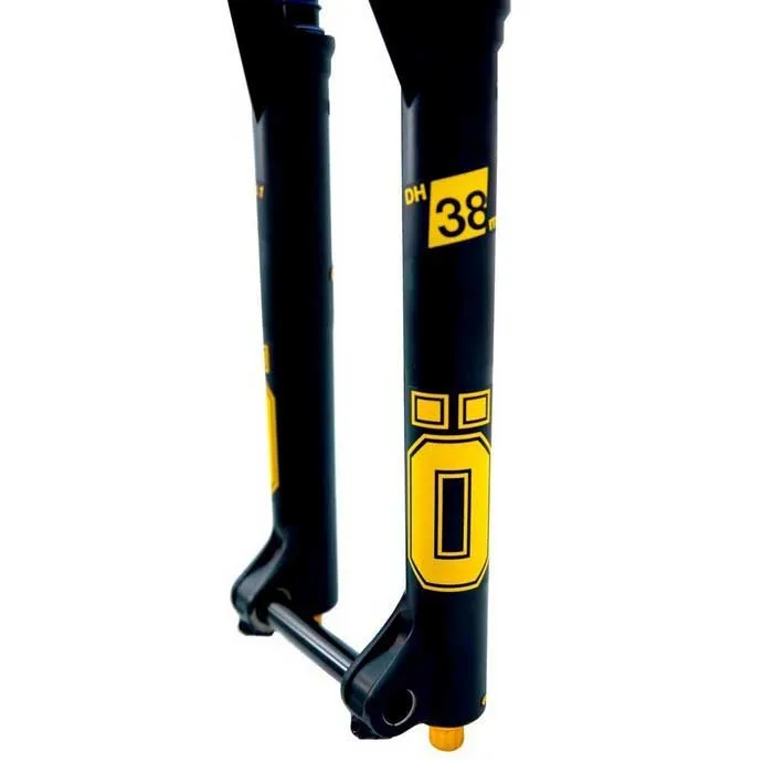 ÖHLINS Race Dh38 Air Ttx18 Mtb-gabel, Black / yellow, 27.5-29", 180mm ÖHLINS Race Dh38 Air Ttx18 Mtb-gabel, Black / yellow, 27.5-29", 180mm