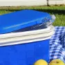 Oem Steife Tragbare Kühlbox 10l, Blue / white, One Size