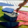 Oem Steife Tragbare Kühlbox 10l, Blue / white, One Size