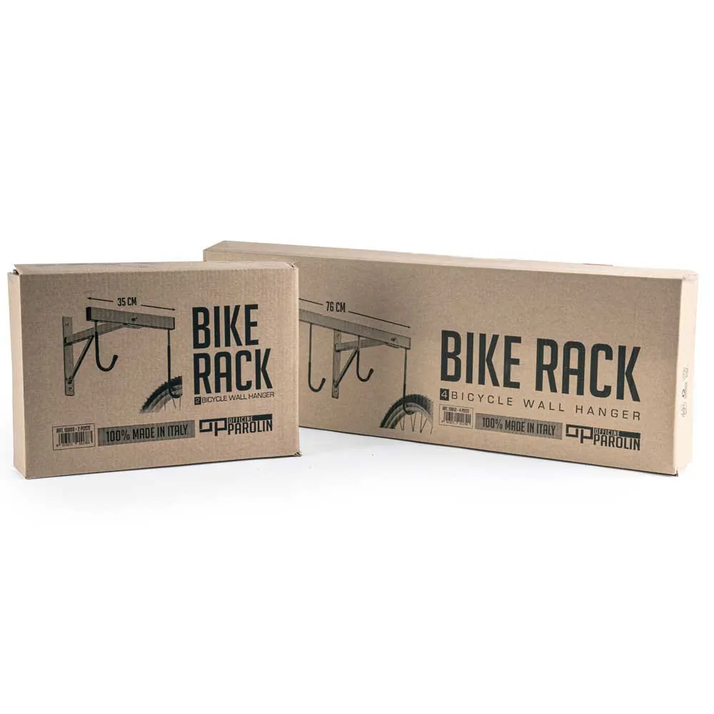 Officine Parolin 2 Bikes Wandhalterung Für Fahrräder, Silver, One Size Officine Parolin 2 Bikes Wandhalterung Für Fahrräder, Silver, One Size