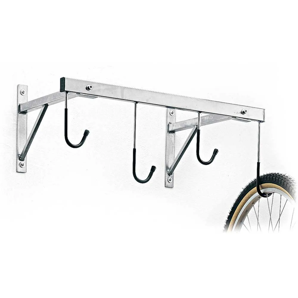 Officine Parolin 4 Bikes Wandhalterung Für Fahrräder, Silver, One Size Officine Parolin 4 Bikes Wandhalterung Für Fahrräder, Silver, One Size
