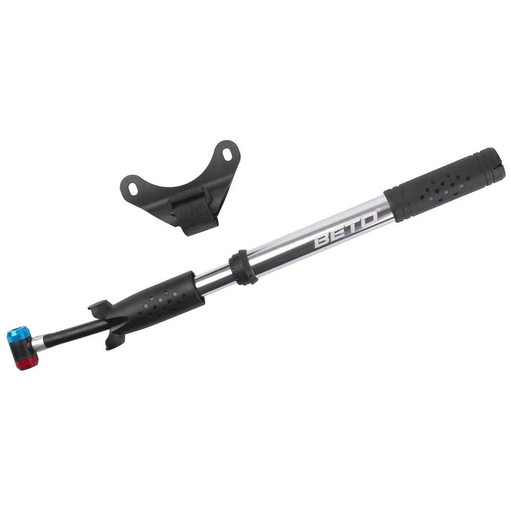 Officine Parolin Flex Double Mini-pumpe, Black / silver, 100psi Officine Parolin Flex Double Mini-pumpe, Black / silver, 100psi
