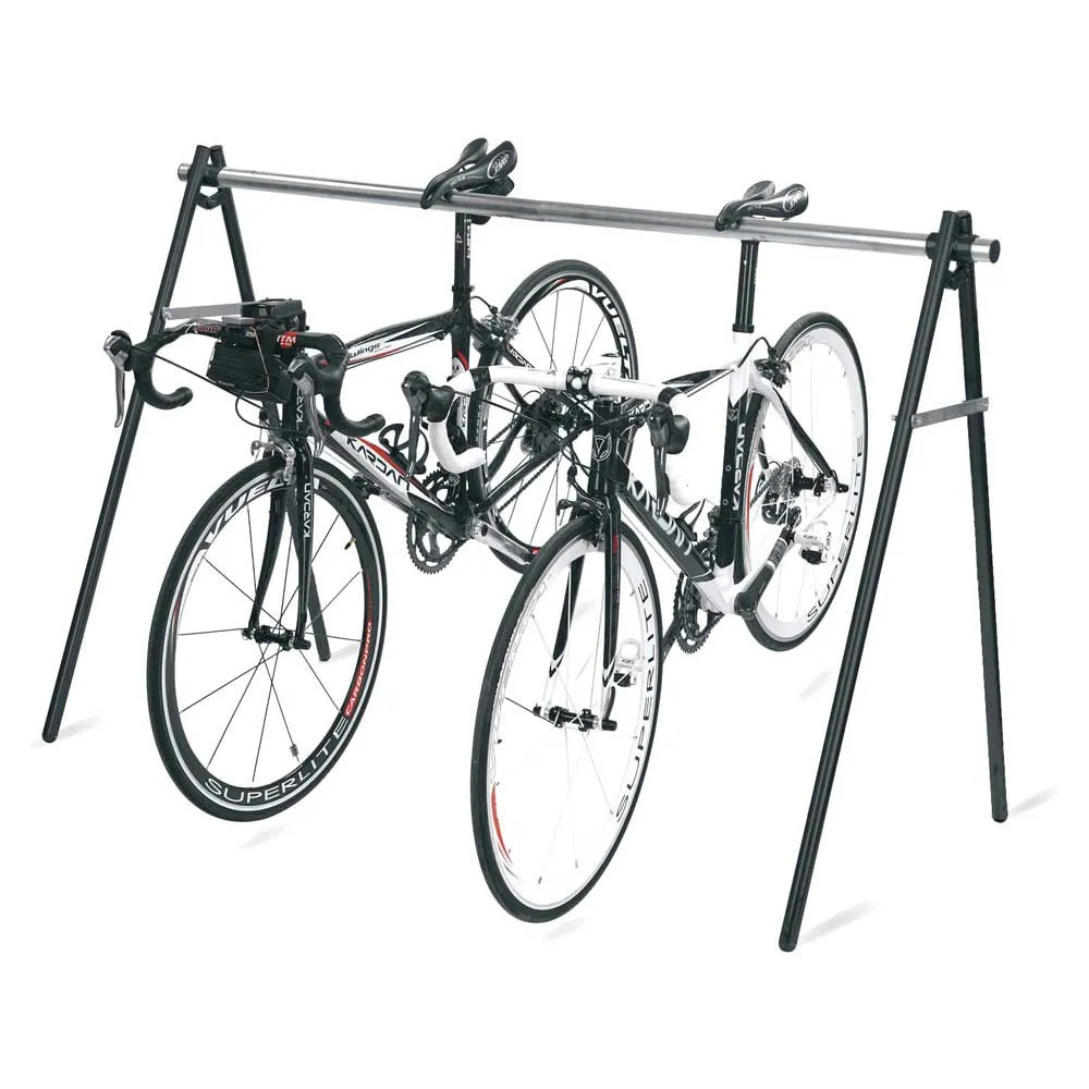Officine Parolin Team 7 Bikes Fahrradständer, Black / silver, One Size Officine Parolin Team 7 Bikes Fahrradständer, Black / silver, One Size