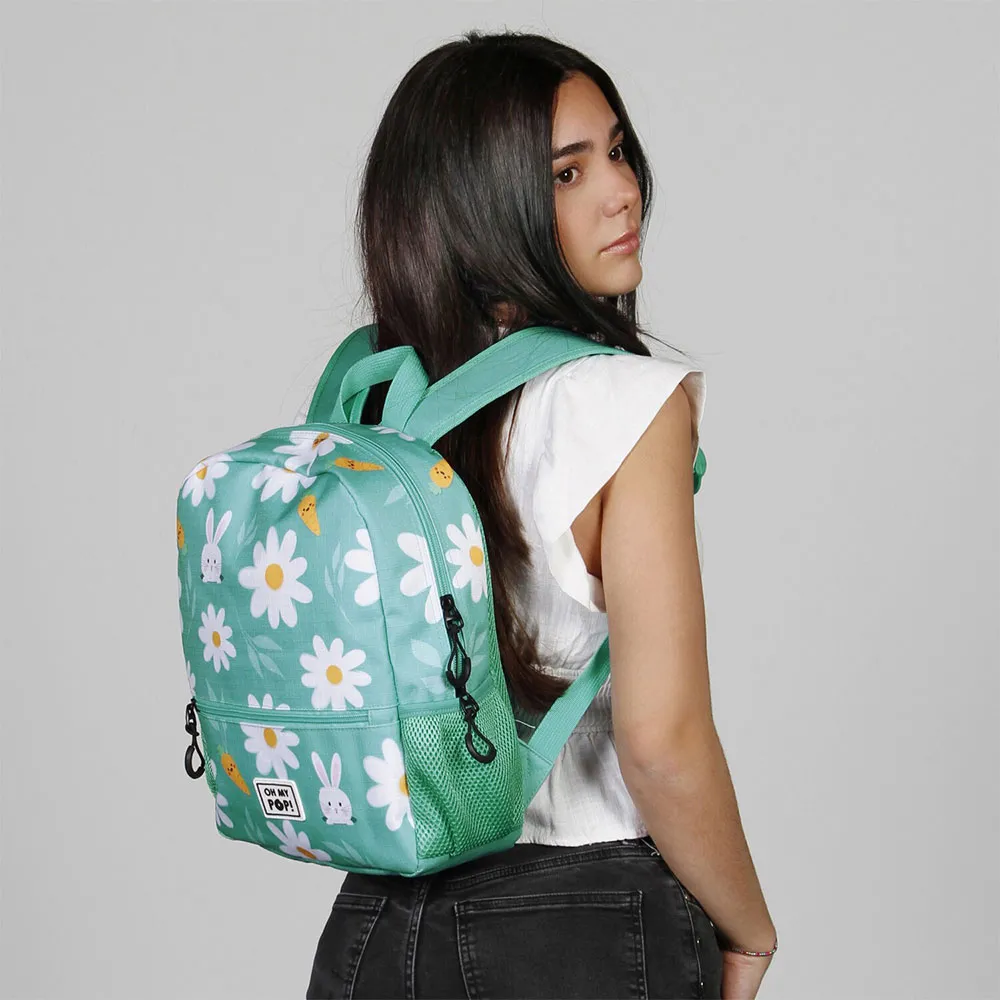 Oh My Pop Blooming Sweet Rucksack, Turquoise Oh My Pop Blooming Sweet Rucksack, Turquoise