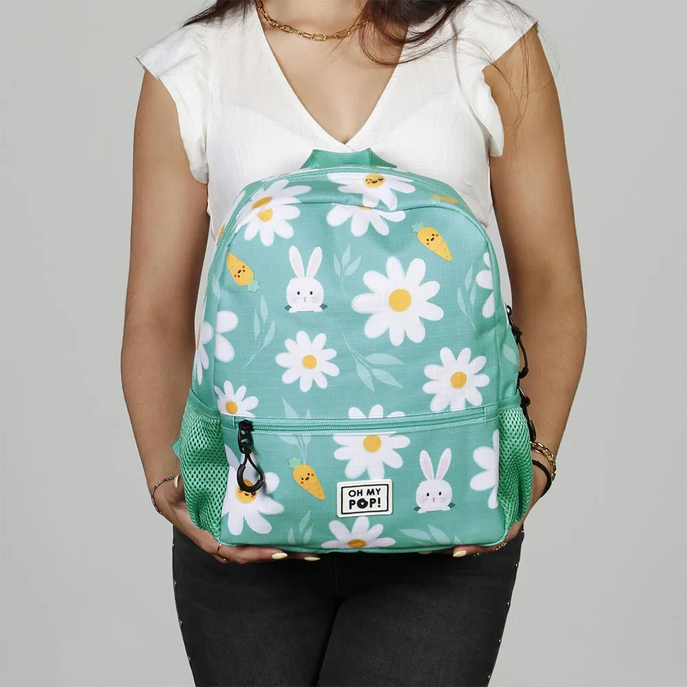 Oh My Pop Blooming Sweet Rucksack, Turquoise Oh My Pop Blooming Sweet Rucksack, Turquoise