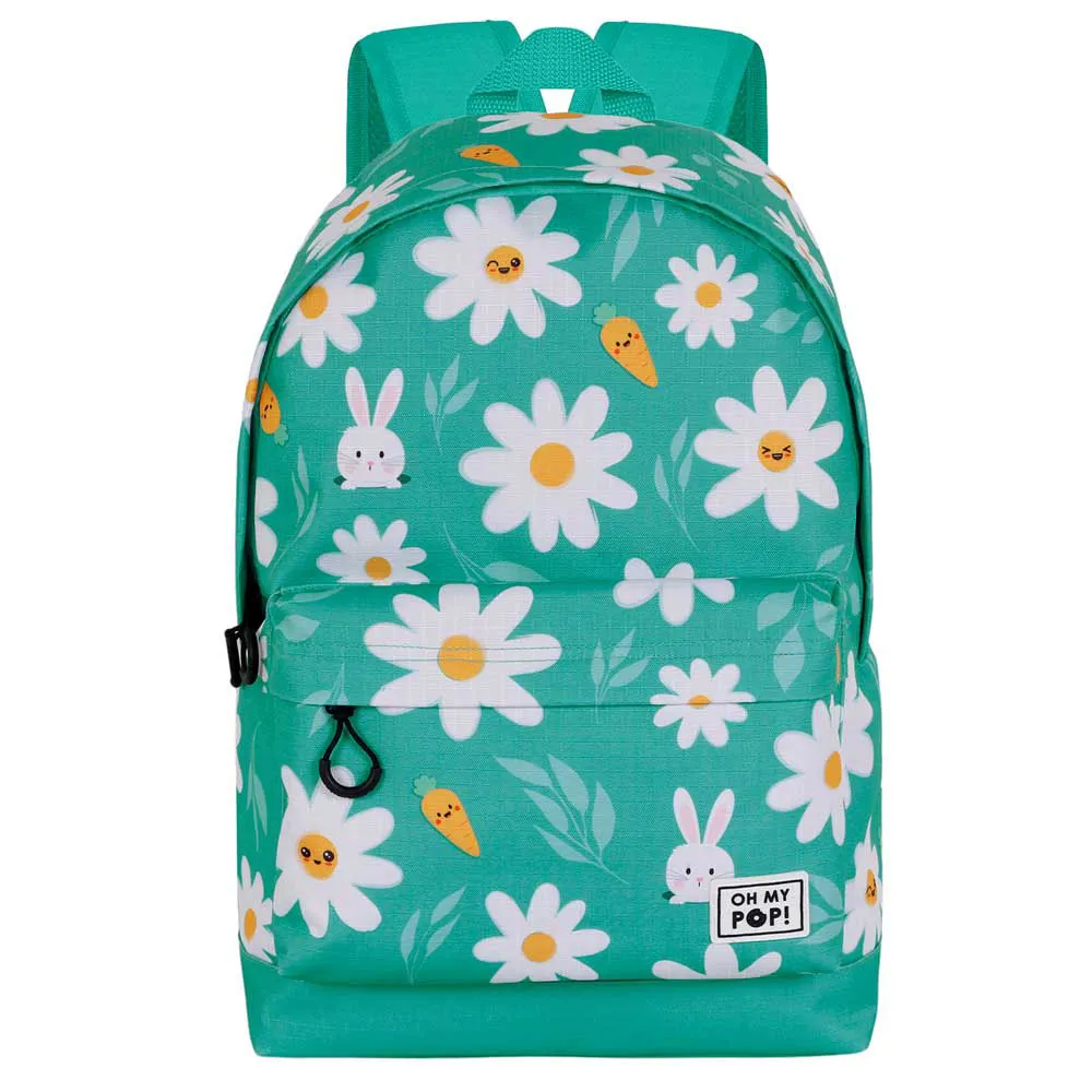 Oh My Pop Blühender Ventilator Hs 2.2 Rucksack, Turquoise