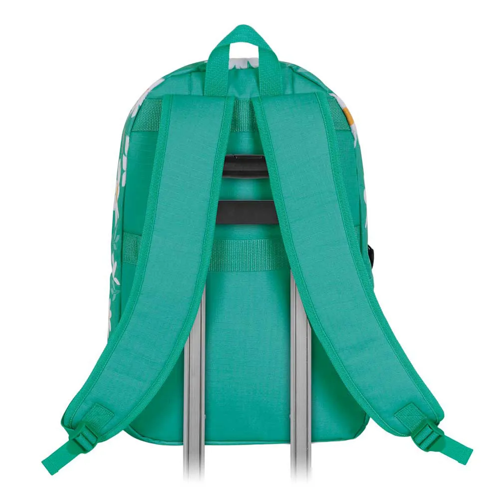 Oh My Pop Blühender Ventilator Hs 2.2 Rucksack, Turquoise
