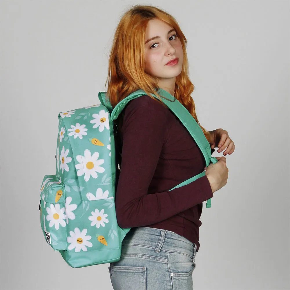 Oh My Pop Blühender Ventilator Hs 2.2 Rucksack, Turquoise