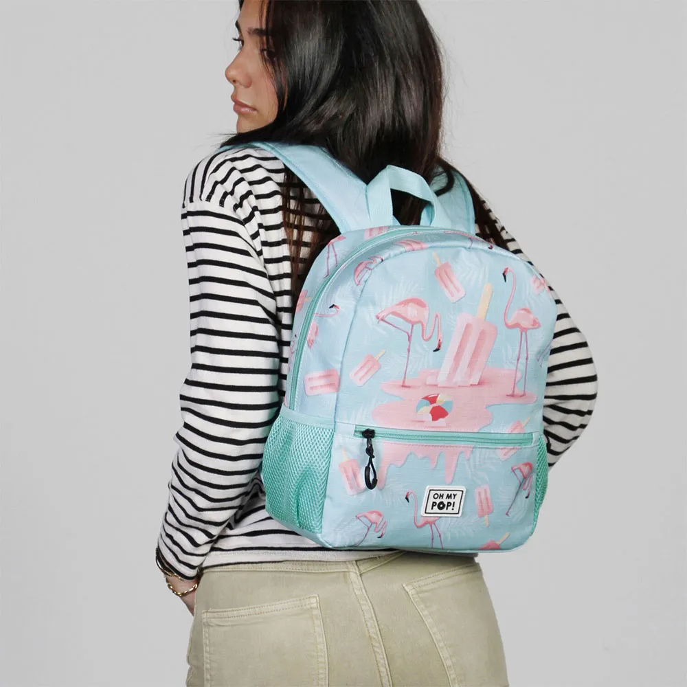 Oh My Pop Eis Flamingo Süßer Rucksack, Turquoise Oh My Pop Eis Flamingo Süßer Rucksack, Turquoise