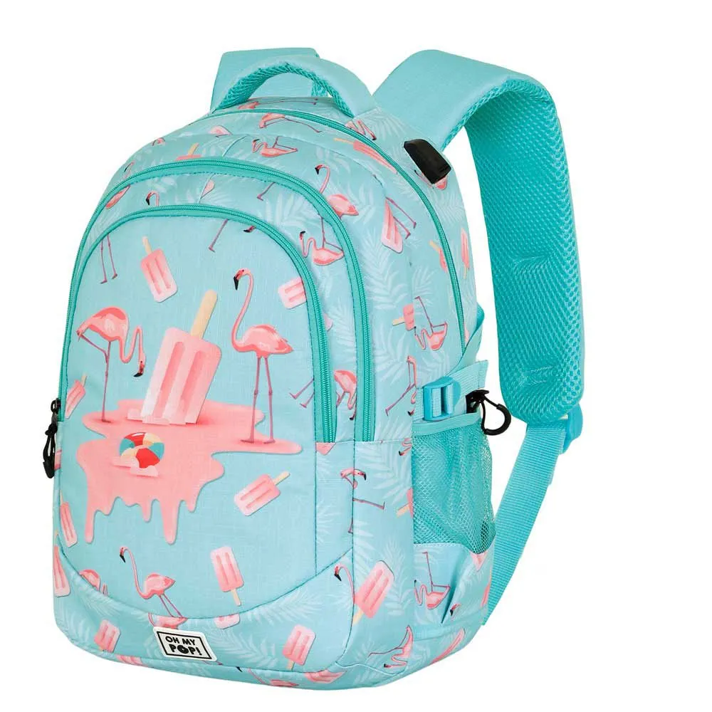 Oh My Pop Eisflamingo Plus Laufen Rucksack, Turquoise Oh My Pop Eisflamingo Plus Laufen Rucksack, Turquoise