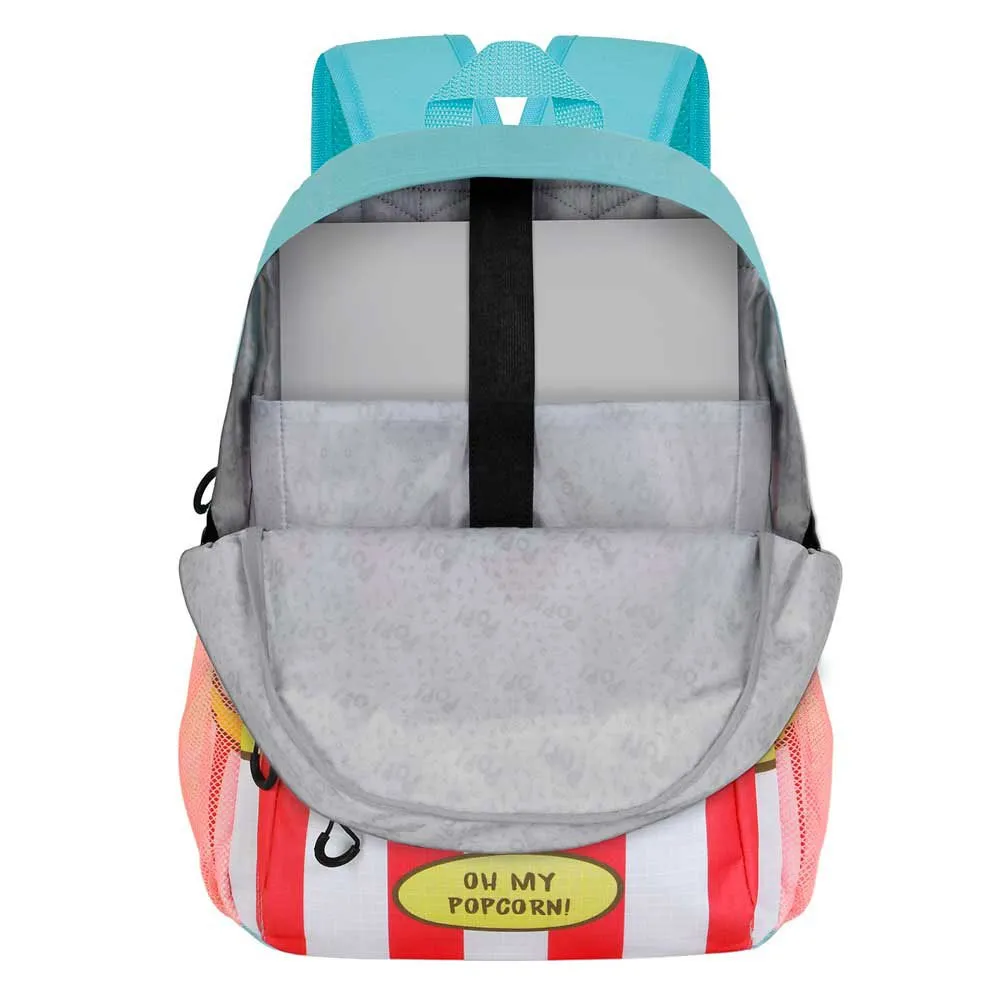 Oh My Pop Fight Fan Popcorn 2.2 Rucksack, Blue Oh My Pop Fight Fan Popcorn 2.2 Rucksack, Blue
