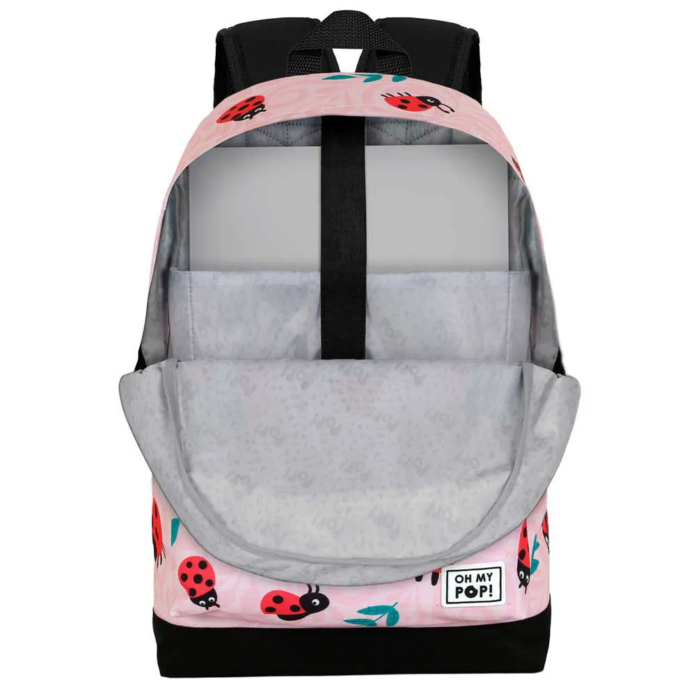 Oh My Pop Ladybug Fan Hs 2.2 Rucksack, Pink