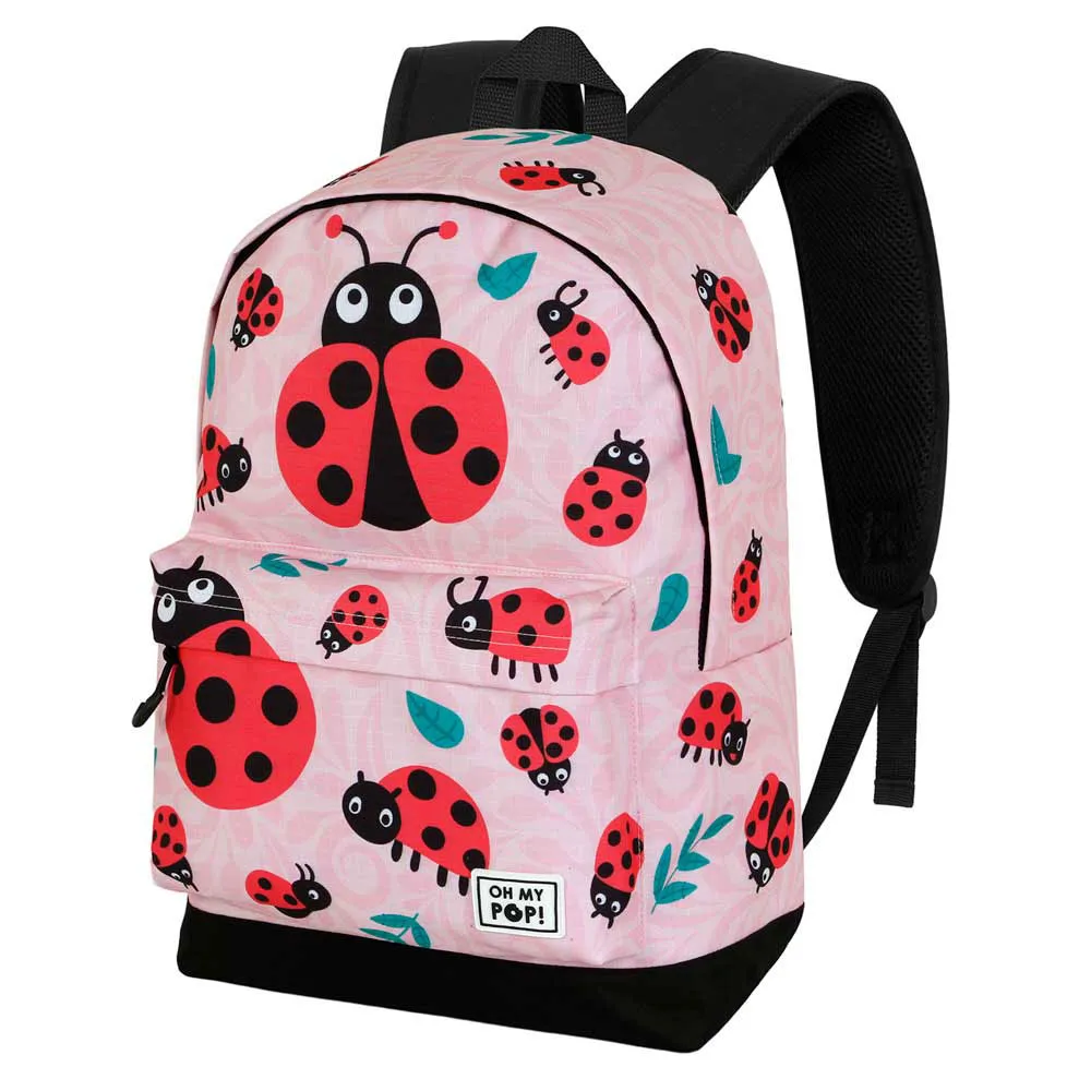 Oh My Pop Ladybug Fan Hs 2.2 Rucksack, Pink