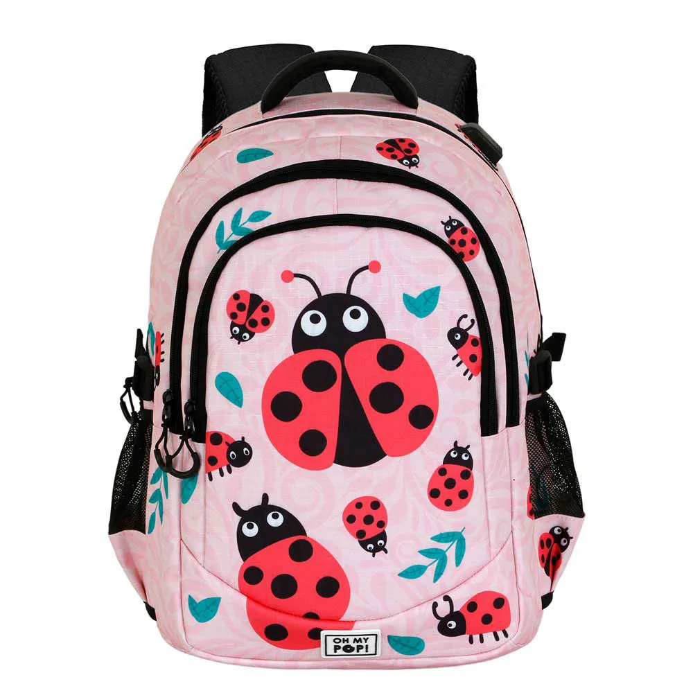 Oh My Pop Marienkäfer Plus Laufen Rucksack, Pink Oh My Pop Marienkäfer Plus Laufen Rucksack, Pink