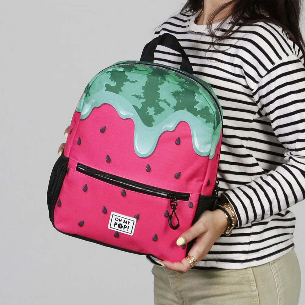 Oh My Pop Schmelzende Melone Süßer Rucksack, Green Oh My Pop Schmelzende Melone Süßer Rucksack, Green