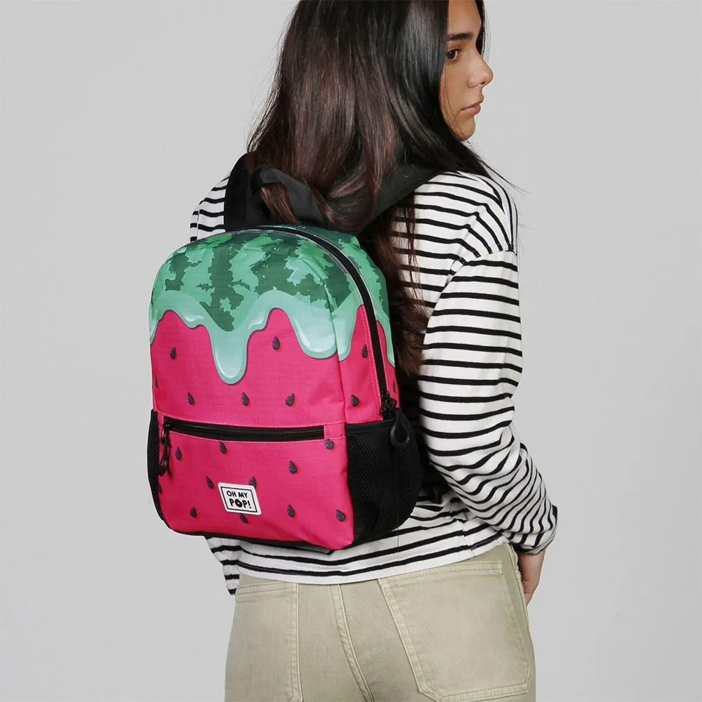 Oh My Pop Schmelzende Melone Süßer Rucksack, Green Oh My Pop Schmelzende Melone Süßer Rucksack, Green