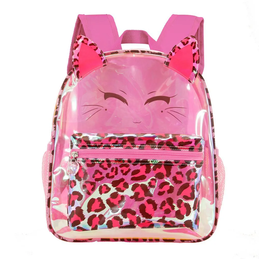 Oh My Pop Small Laser Feline Rucksack, Pink Oh My Pop Small Laser Feline Rucksack, Pink