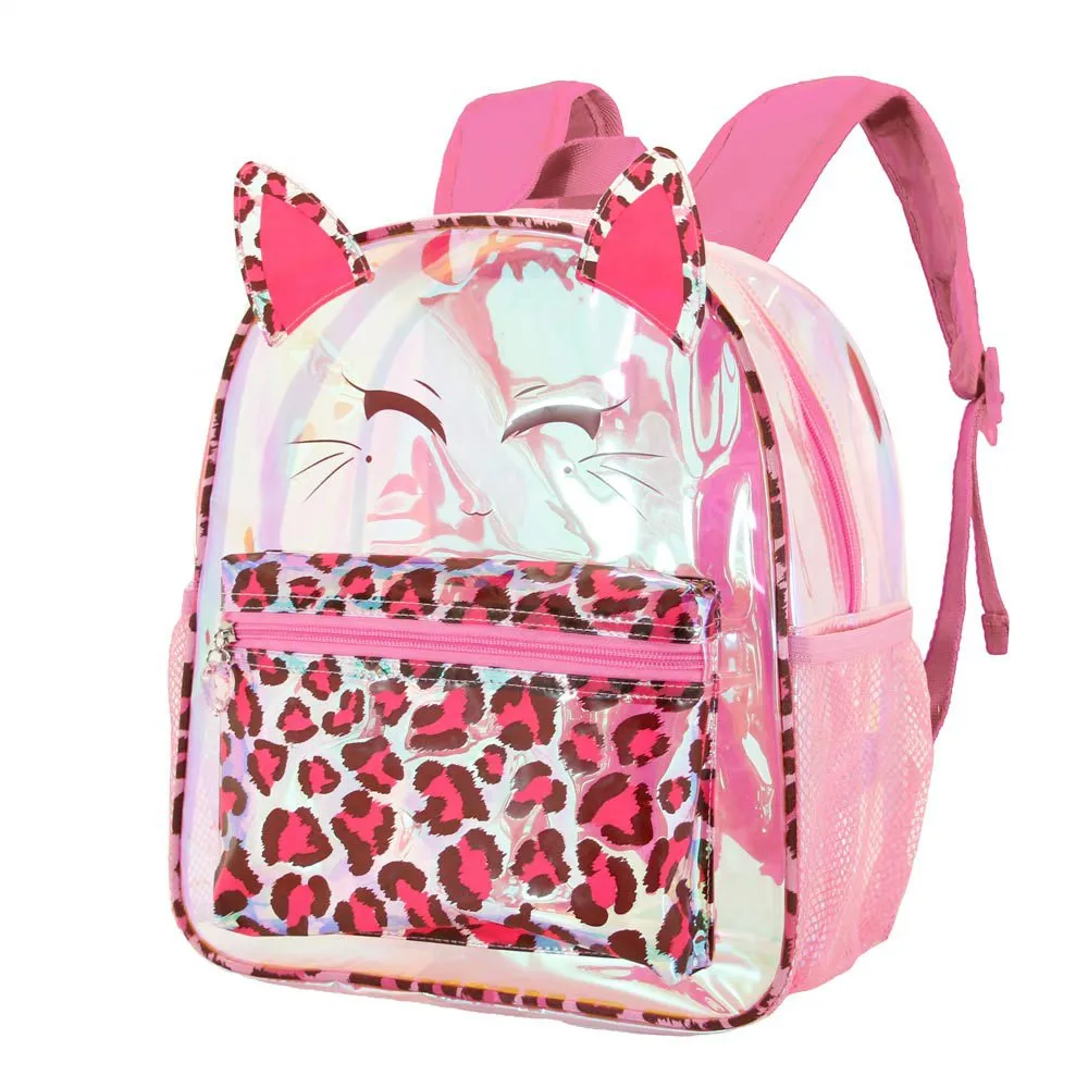 Oh My Pop Small Laser Feline Rucksack, Pink Oh My Pop Small Laser Feline Rucksack, Pink