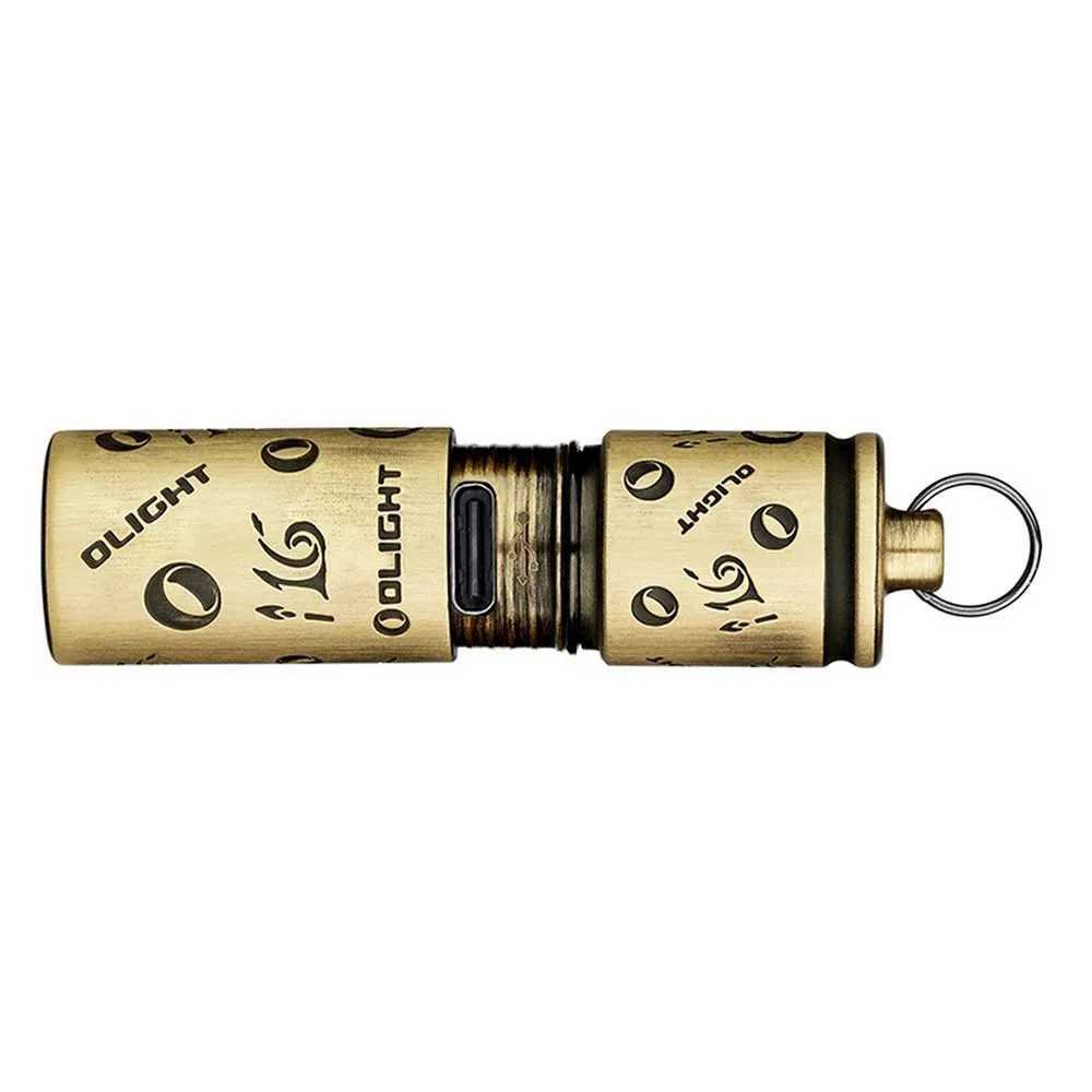 Olight I16 Anniversary Keyring Taschenlampe, Brass, 180 Lumina Olight I16 Anniversary Keyring Taschenlampe, Brass, 180 Lumina