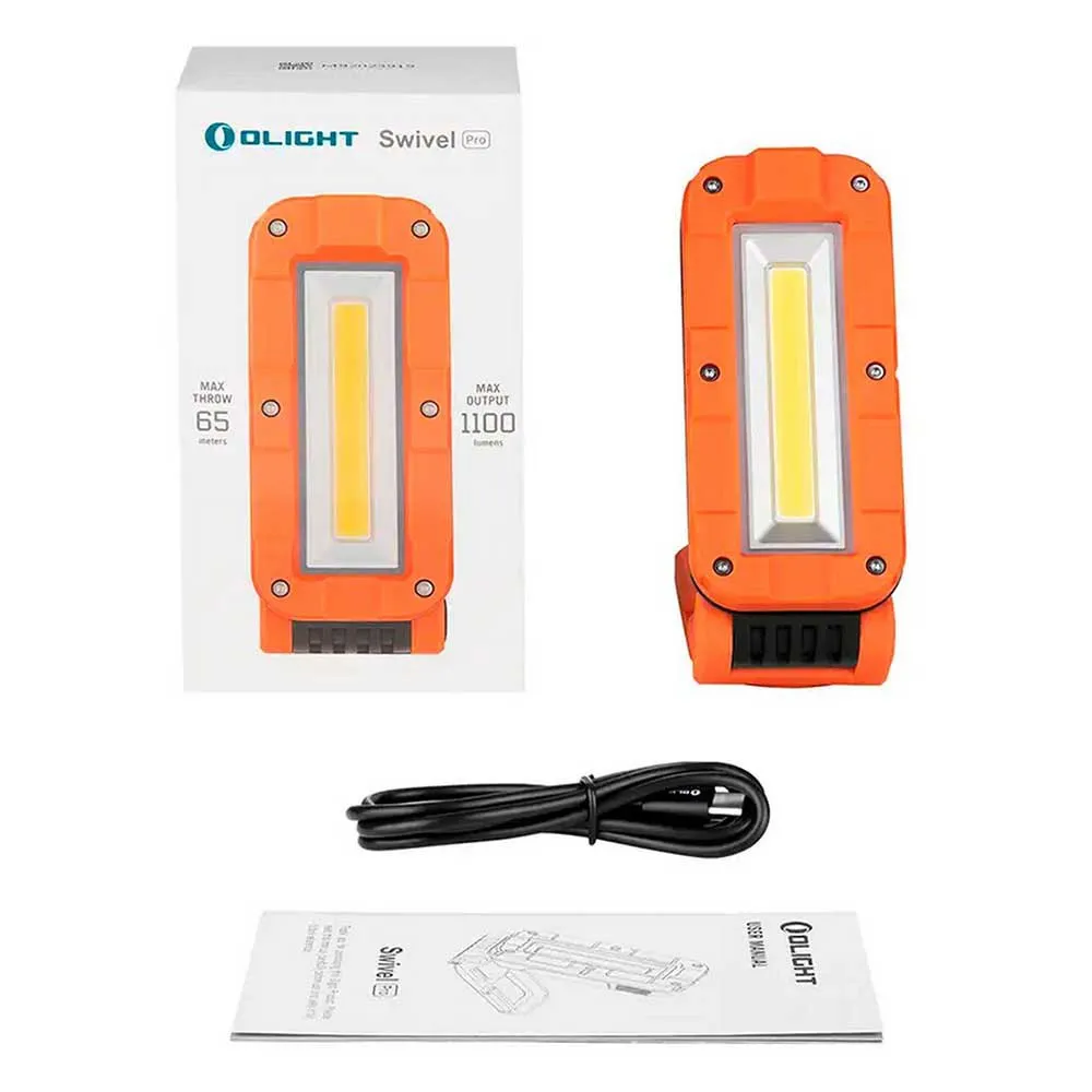 Olight Swivel Pro Work Led-taschenlampe, Orange, 1100 Lumina Olight Swivel Pro Work Led-taschenlampe, Orange, 1100 Lumina