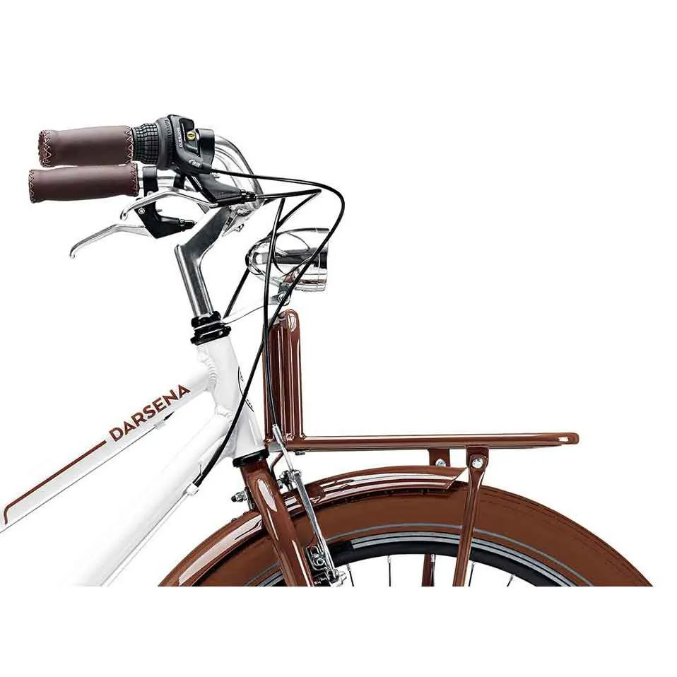 Olmo Darsena 26´´ Ty-300 2024 Fahrrad, White / brown, 46 Olmo Darsena 26´´ Ty-300 2024 Fahrrad, White / brown, 46