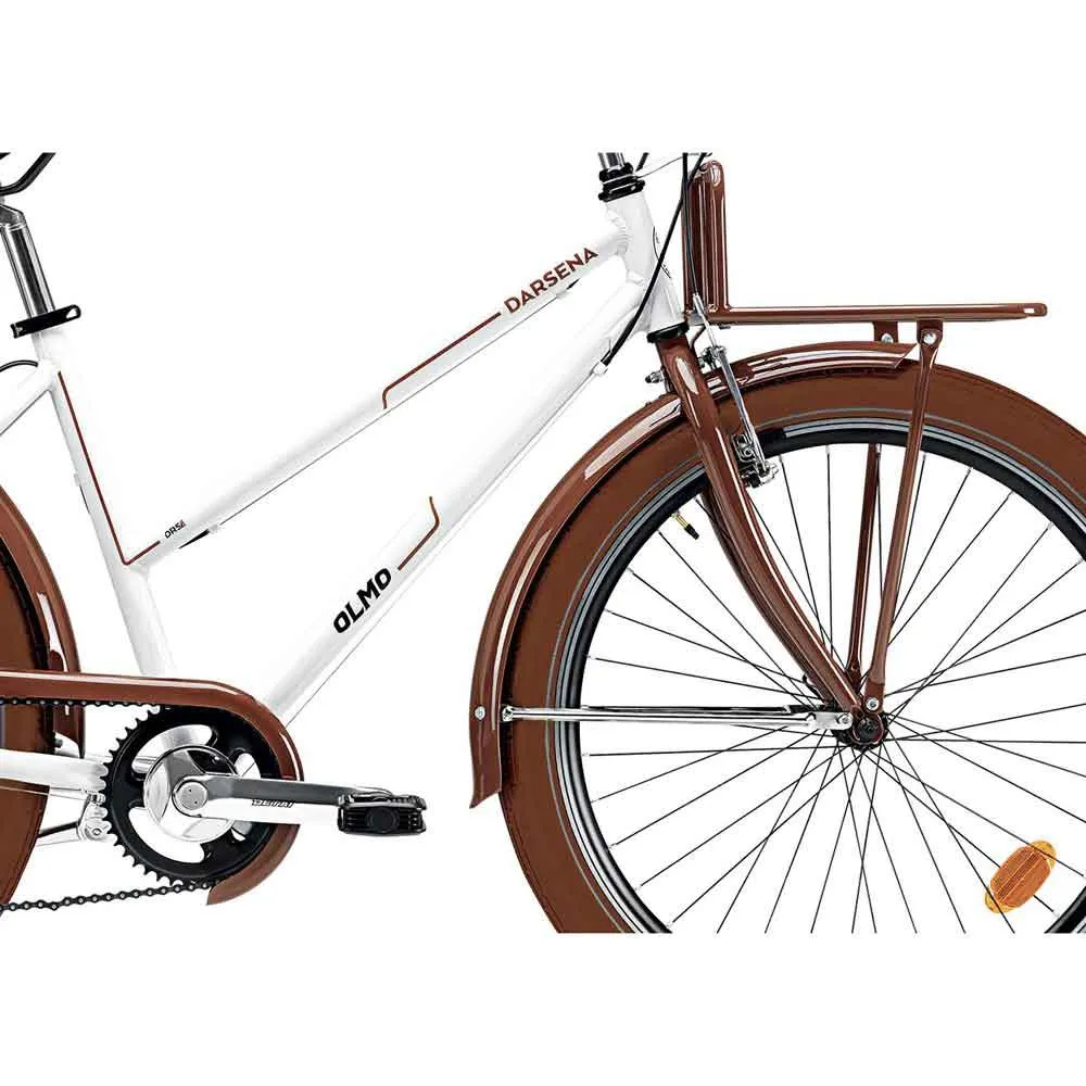 Olmo Darsena 26´´ Ty-300 2024 Fahrrad, White / brown, 46 Olmo Darsena 26´´ Ty-300 2024 Fahrrad, White / brown, 46