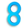 Ology Eight Schwimmende Formen Für Schwimmbäder, Blue, One Size