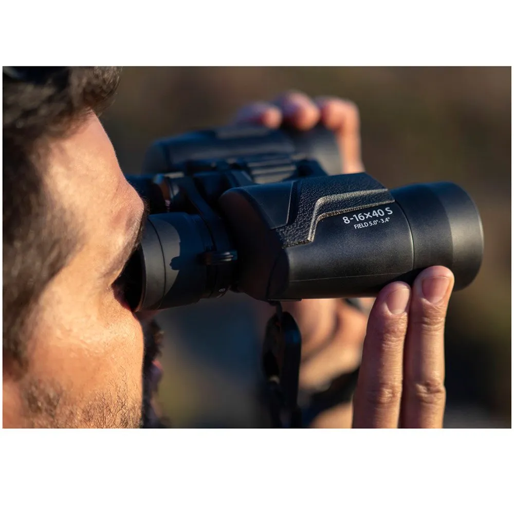 Olympus 8-16x40 S Fernglas, Black, One Size Olympus 8-16x40 S Fernglas, Black, One Size