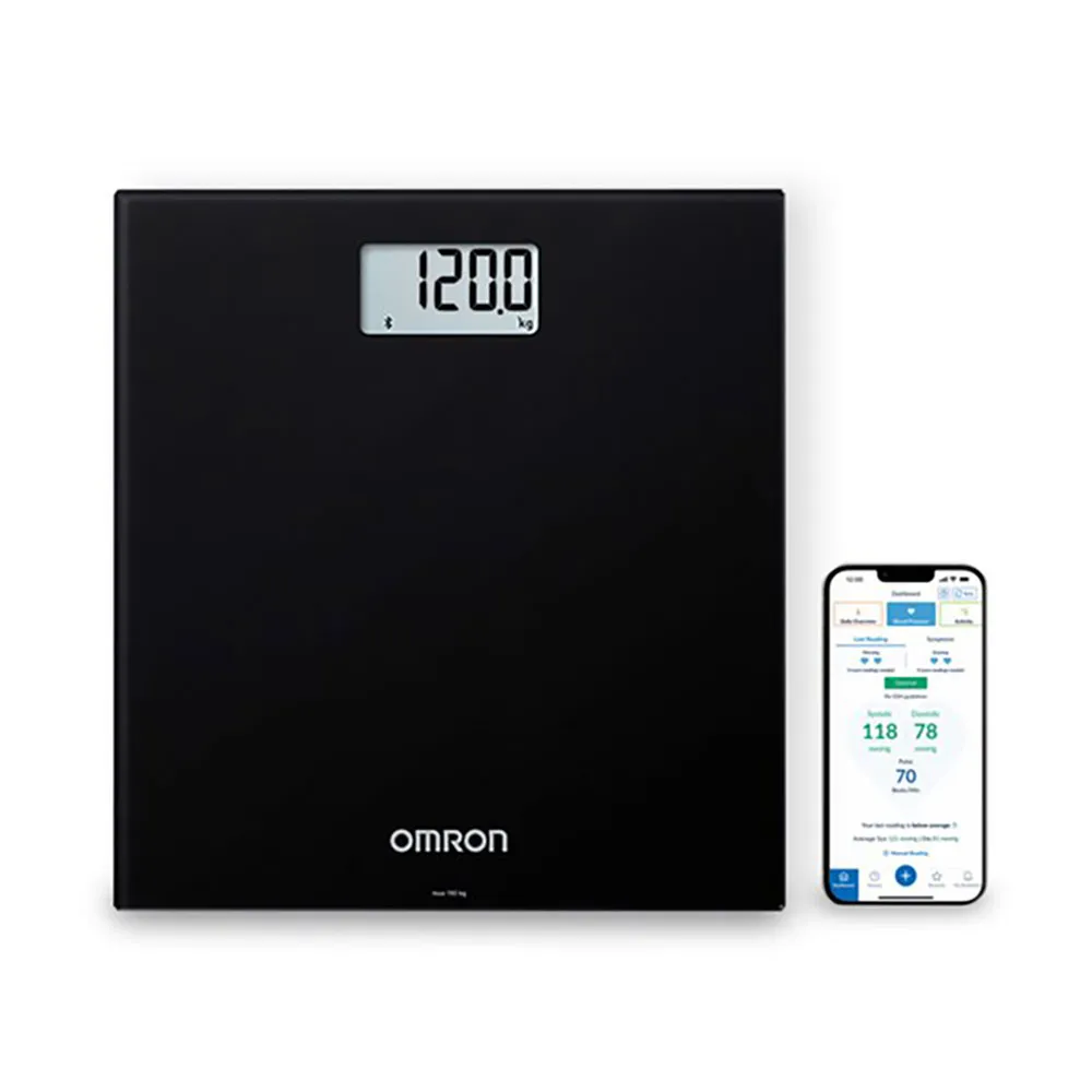Omron Hn-300t2-ebk Waage, Black, One Size