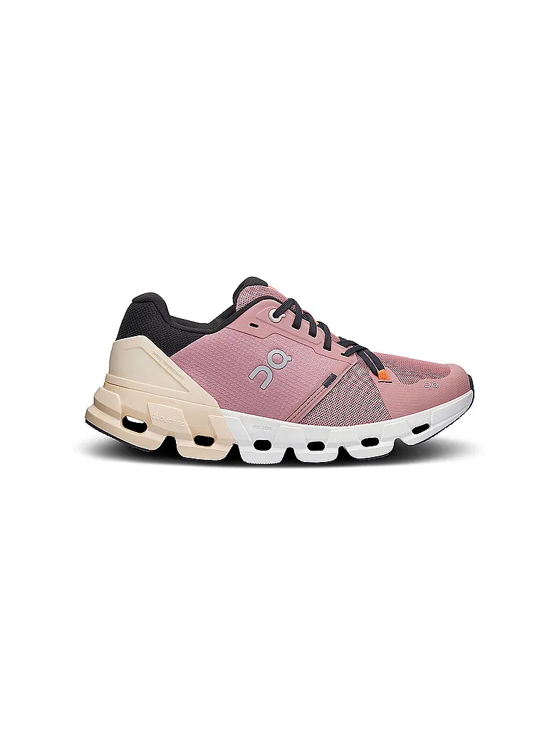 On Damen Laufschuhe Cloudflyer 4 DUSTROSE SAND, Rosa On Damen Laufschuhe Cloudflyer 4 DUSTROSE SAND, Rosa