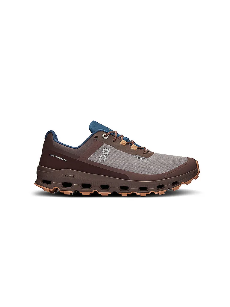 On Damen Traillaufschuhe Cloudvista Waterproof ZINC GRAPE On Damen Traillaufschuhe Cloudvista Waterproof ZINC GRAPE