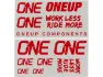 ONE UP COMPONENTS Decal Kit Aufklebersatz