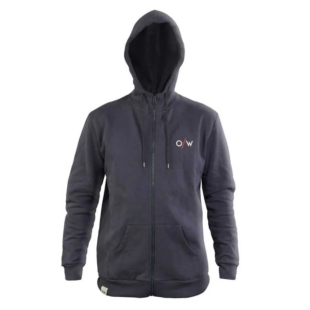 ONE WAY Staffwear Reißverschlusspullover, Grey / flame