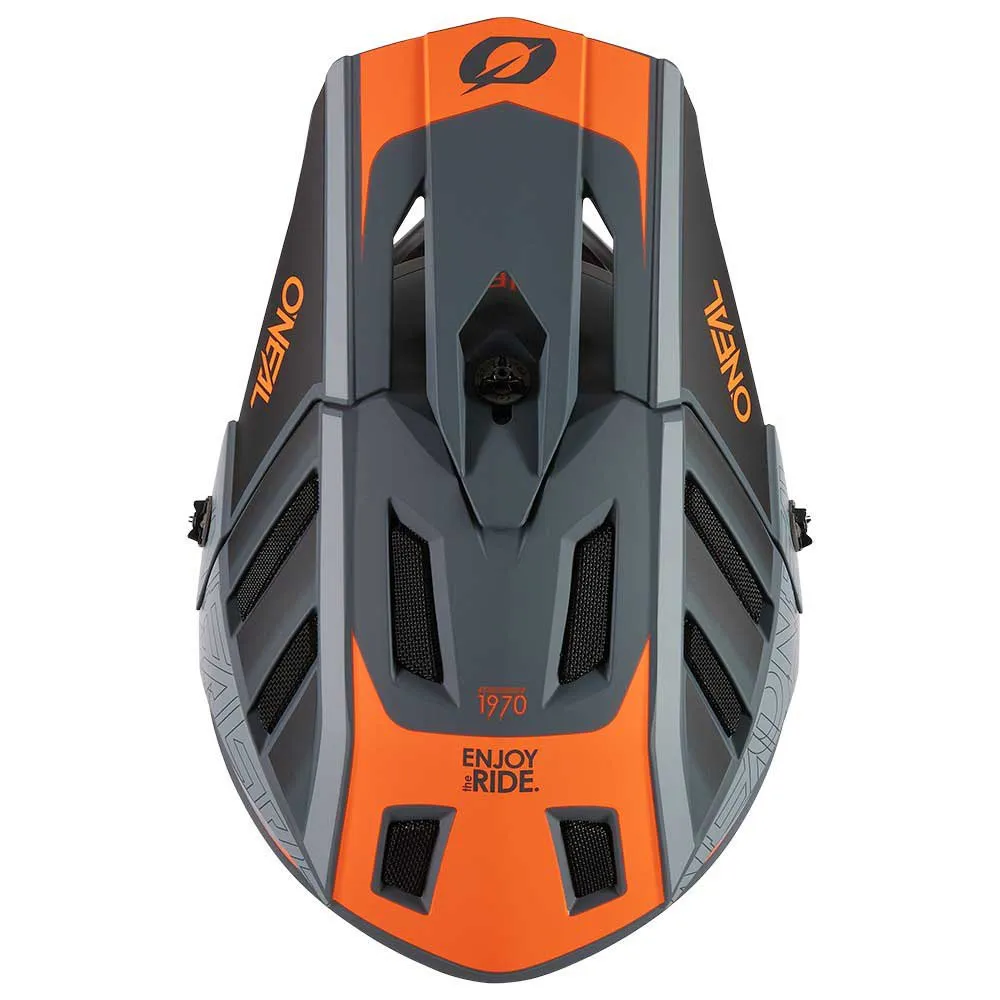 O'Neal Backflip Eclipse Downhillhelm, Grey / orange O'Neal Backflip Eclipse Downhillhelm, Grey / orange