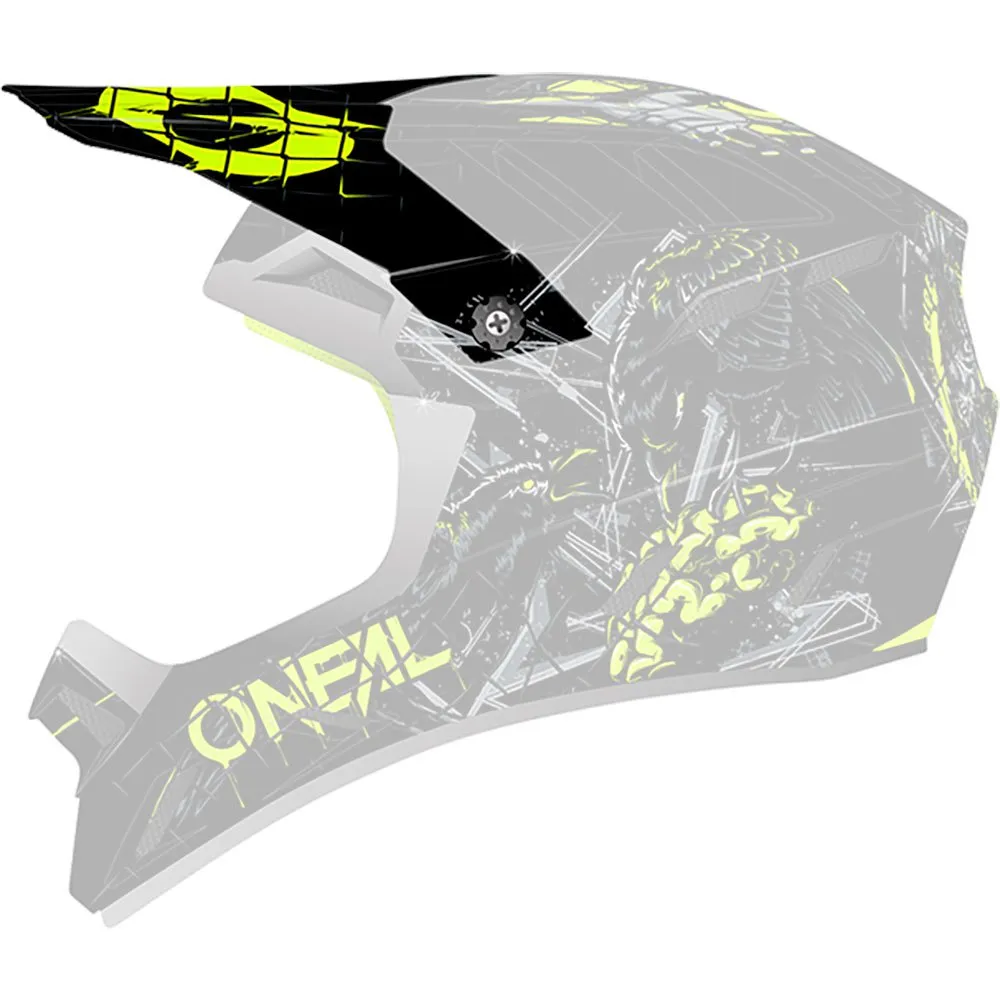 O'Neal Backflip Zombie Ersatzvisier Für Helm, Black / neon yellow O'Neal Backflip Zombie Ersatzvisier Für Helm, Black / neon yellow