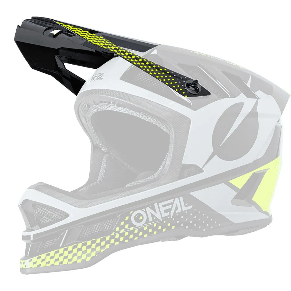 O'Neal Blade Polyacrylite Ace Ersatzvisier Für Helm, Black / neon yellow / grey O'Neal Blade Polyacrylite Ace Ersatzvisier Für Helm, Black / neon yellow / grey