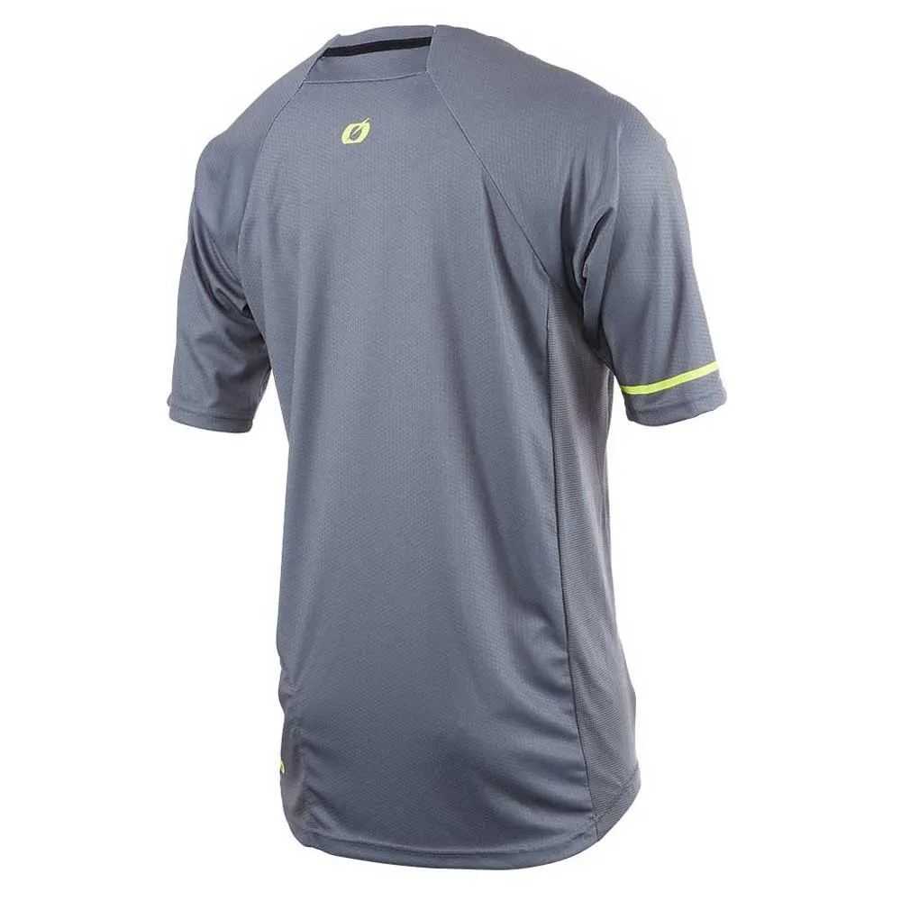 O'Neal Pin It Kurzarm Enduro Trikot, Grey / neon yellow, S