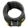 Onguard Antitheft Combo Doberman-185 Cmx15 Mm Kabelschloss, Black / yellow, One Size