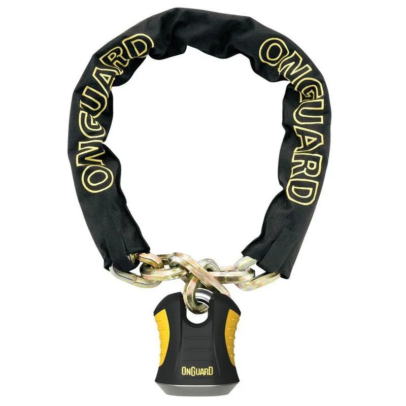 Onguard Beast 8018 Kettenschloss, Black / silver, 1800 x 12mm Onguard Beast 8018 Kettenschloss, Black / silver, 1800 x 12mm