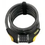 Onguard Kabelschloss Combo Doberman-185cmx12mm Unisex, schwarz, TU