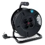 Onlex 4 Sockets 50 M Kabeltrommel, Black, One Size