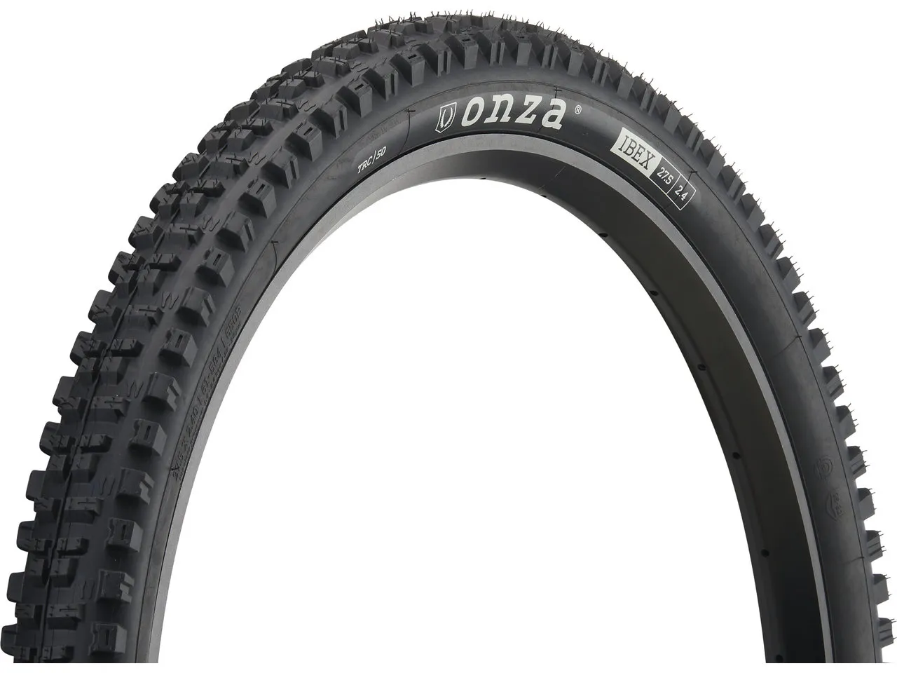 Onza Ibex TRC SC50 27,5" Faltreifen, Schwarz, 27.5 x 2.4 Onza Ibex TRC SC50 27,5" Faltreifen, Schwarz, 27.5 x 2.4