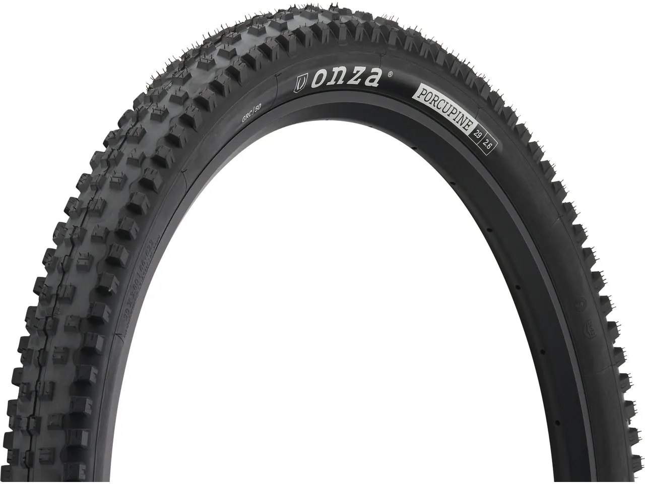 Onza Porcupine GRC SC50 29+ Faltreifen, Schwarz, 29 x 2.6 Onza Porcupine GRC SC50 29+ Faltreifen, Schwarz, 29 x 2.6