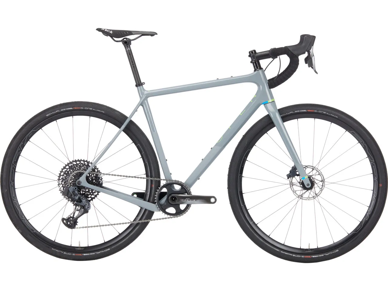OPEN WI.DE Force Eagle AXS HED 28" Carbon Gravelbike, Grau OPEN WI.DE Force Eagle AXS HED 28" Carbon Gravelbike, Grau